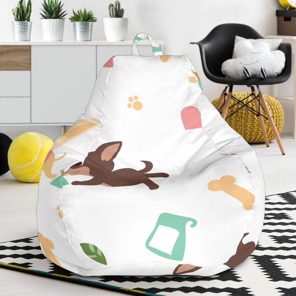 Cute Chihuahua Puppie Pattern Bean Bag Cover