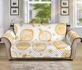 hand drawn onion pattern Sofa Cover Protector