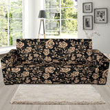 Rose Pattern Print Design 04  Sofa Slipcover