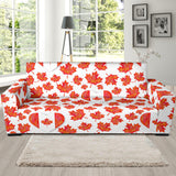 Canada Pattern Print Design 02 Sofa Slipcover