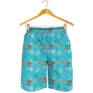 Math Pattern Print Design 02 Men Shorts