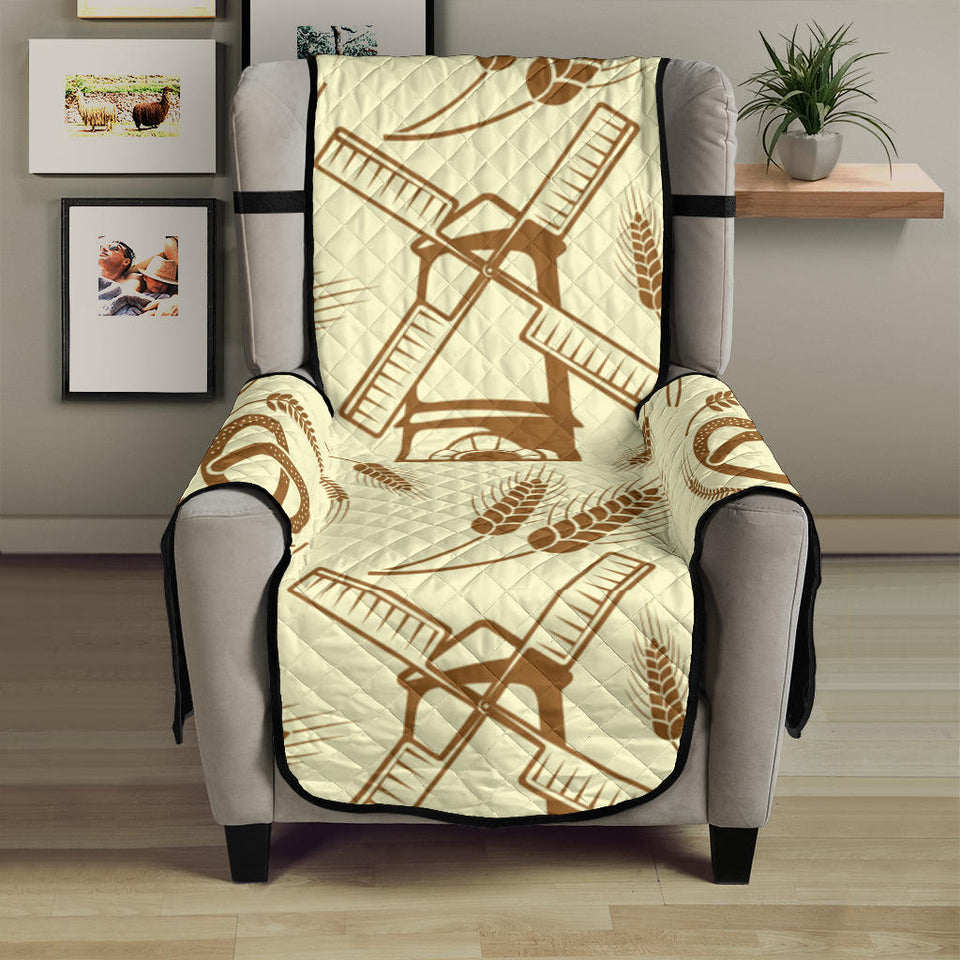 Windmill Wheat pattern Chair Cover Protector