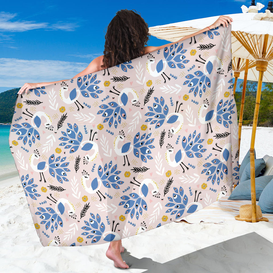 Cute Peacock Pattern Sarong