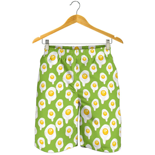 Fried Eggs Pattern Print Design 01 Men Shorts