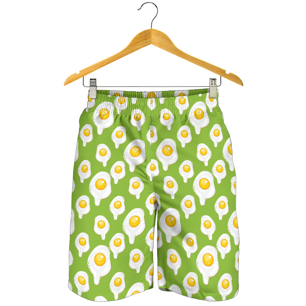 Fried Eggs Pattern Print Design 01 Men Shorts