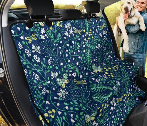 Butterfly Leaves Pattern Dog Car Seat Covers