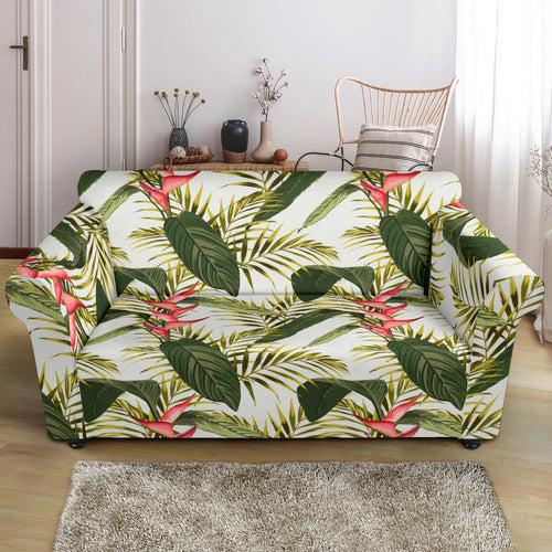 Heliconia Pattern Loveseat Couch Slipcover