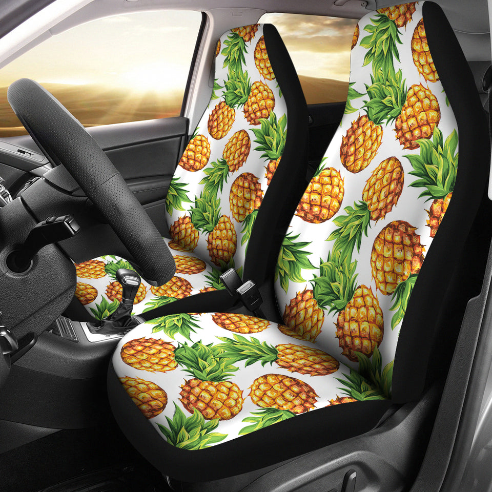 Pineapples Design Pattern  Universal Fit Car Seat Covers