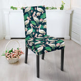 Pelican Pattern Print Design 03 Dining Chair Slipcover