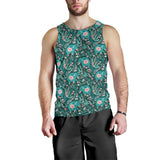 Elephants jungle pattern Men Tank Top
