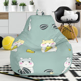 Cute Hamster Cheese Pattern Bean Bag Cover