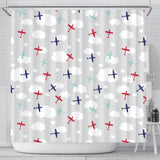 Airplane Cloud Grey Background  Shower