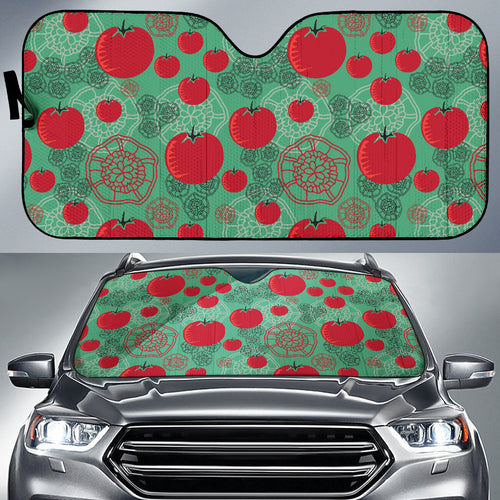 Tomato Design Pattern Car Sun Shade