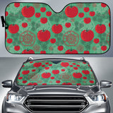 Tomato Design Pattern Car Sun Shade