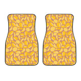 Potato Chips Pattern Print Design 01 Front Car Mats