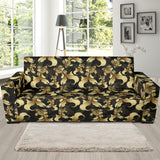 Goldfish Pattern Print Design 01 Sofa Slipcover