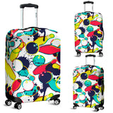 Watercolor Bowling Ball Pins Luggage Covers