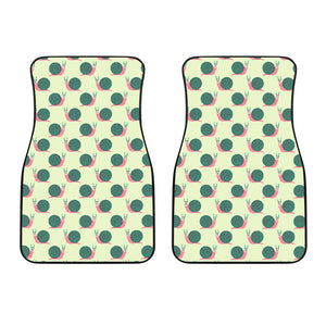 Snail Pattern Print Design 04 Front Car Mats