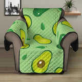 Avocado pattern green background Recliner Cover Protector