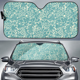 Classic Hand Drawn Grape Pattern Car Sun Shade