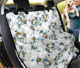 Peacock Feather Pattern Dog Car Seat Covers