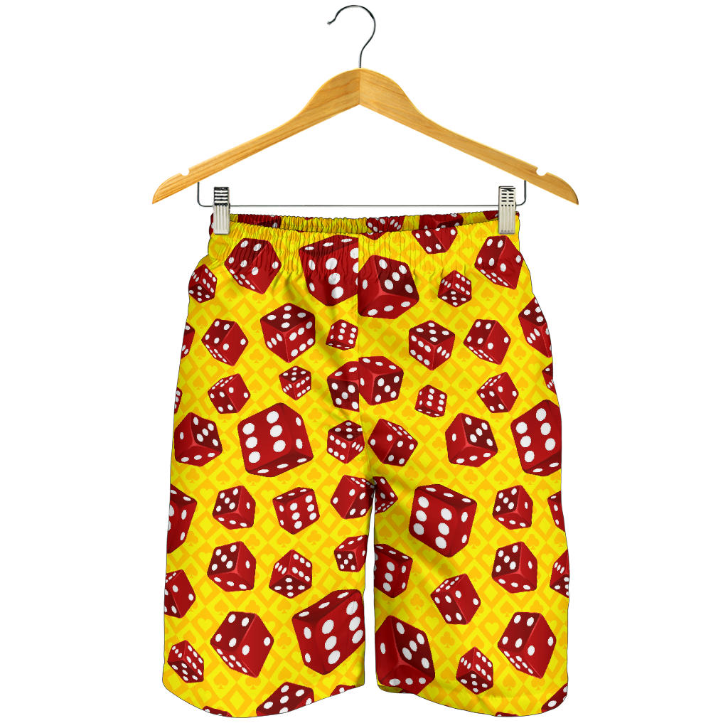 Dice Pattern Print Design 04 Men Shorts