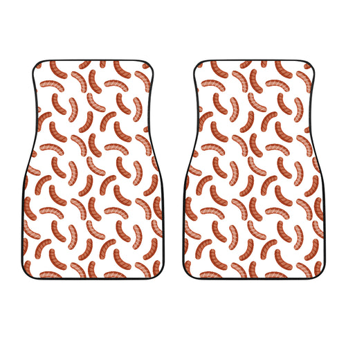 Sausage Pattern Print Design 04 Front Car Mats