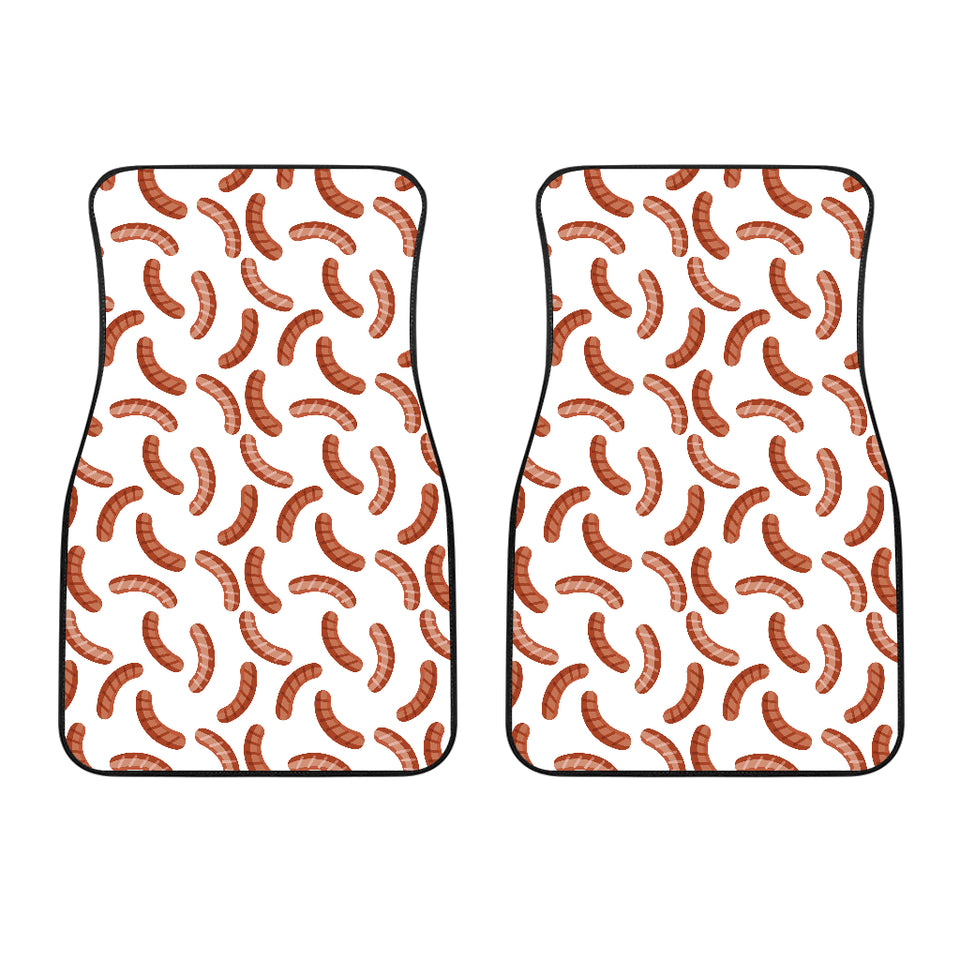 Sausage Pattern Print Design 04 Front Car Mats