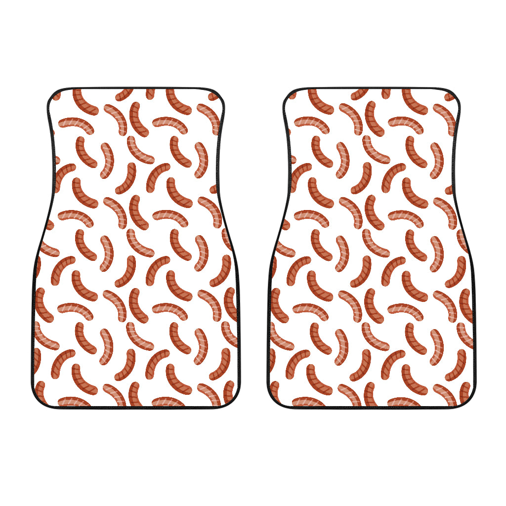 Sausage Pattern Print Design 04 Front Car Mats