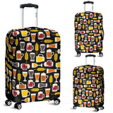 Beer Type Pattern Luggage Covers