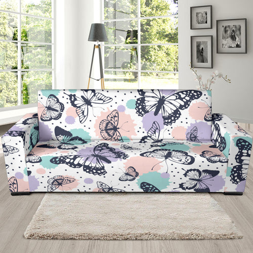 Butterfly Pattern Sofa Slipcover