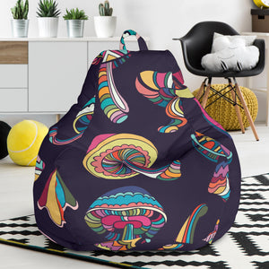 Colorful Mushroom Pattern Bean Bag Cover
