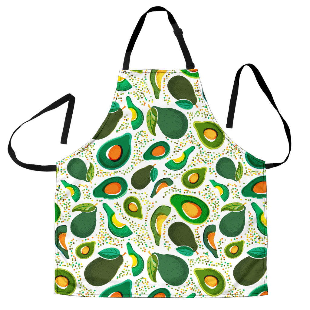 Avocado Design Pattern Adjustable Apron