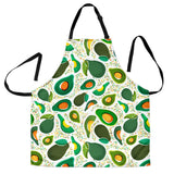 Avocado Design Pattern Adjustable Apron