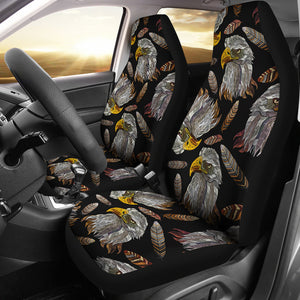 Eagle Pattern Print Design 05 Universal Fit Car Seat Covers
