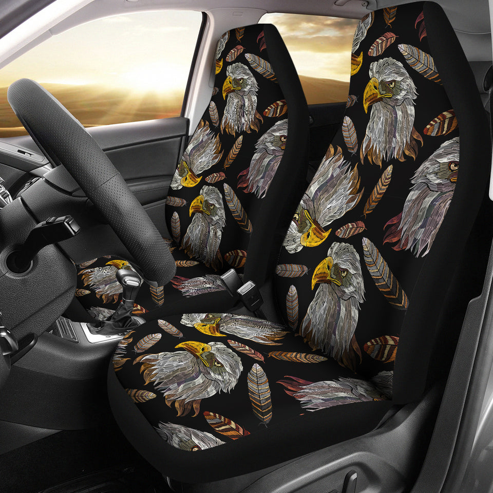 Eagle Pattern Print Design 05 Universal Fit Car Seat Covers