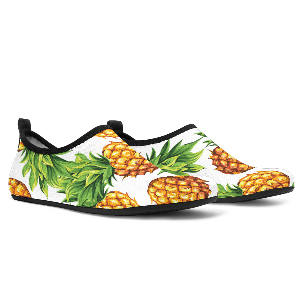 Pineapples Design Pattern Aqua Shoes