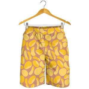 Potato Chips Pattern Print Design 01 Men Shorts
