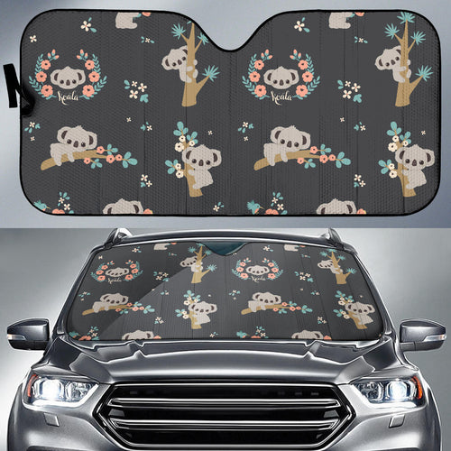 Cute Koala Pattern Car Sun Shade