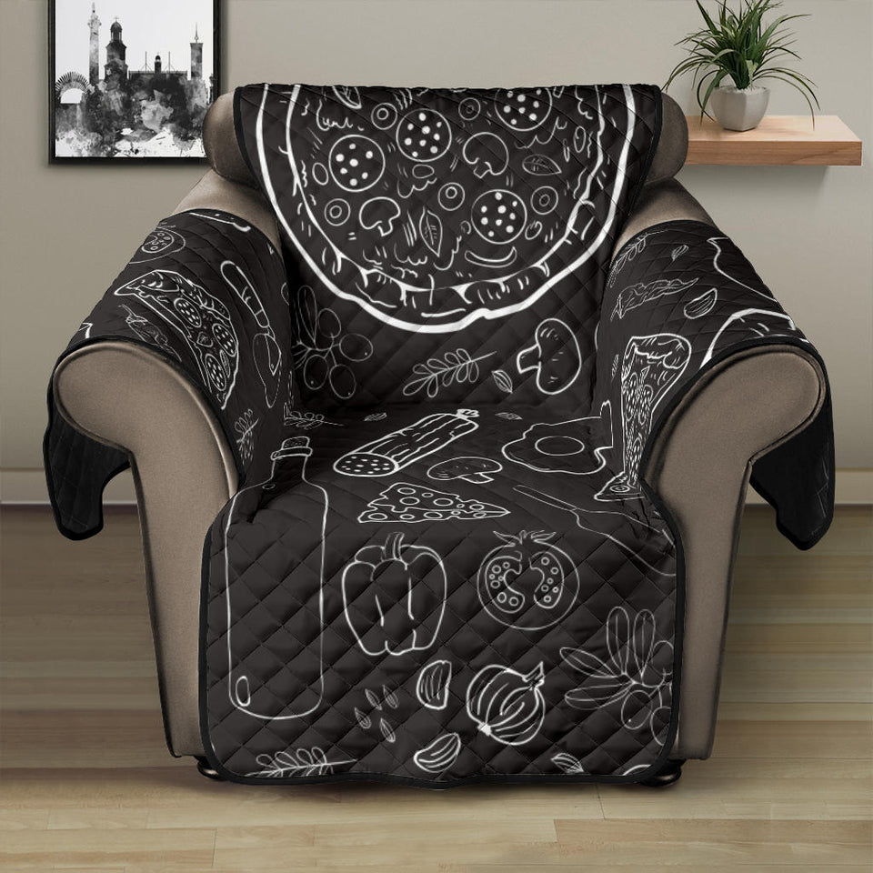 Pizza pattern  Recliner Cover Protector