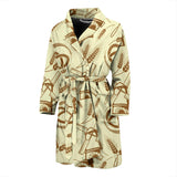 Windmill Wheat Pattern Men'S Bathrobe