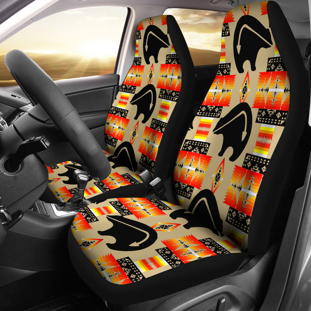 Seven Tribes Tan Thunderbear Car Seat Covers