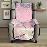 Japanese crane rose pattern Chair Cover Protector