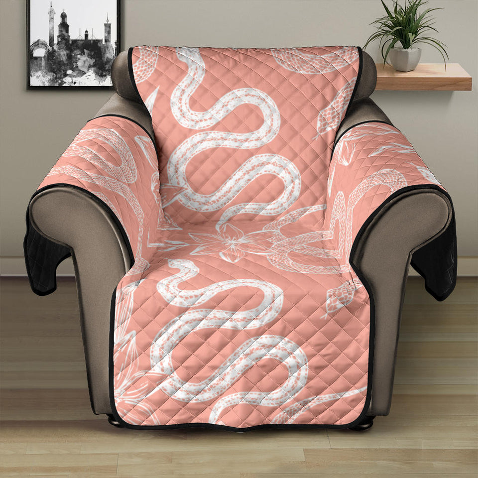 Snake lilies flower pattern Recliner Cover Protector