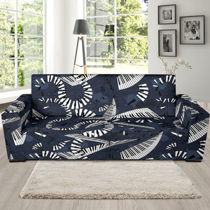 Piano Pattern Print Design 02  Sofa Slipcover