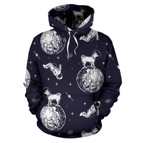 Chihuahua Space Helmet Astronaut Pattern Men Women Pullover Hoodie