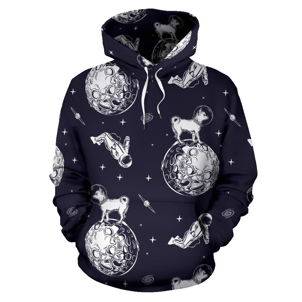 Chihuahua Space Helmet Astronaut Pattern Men Women Pullover Hoodie