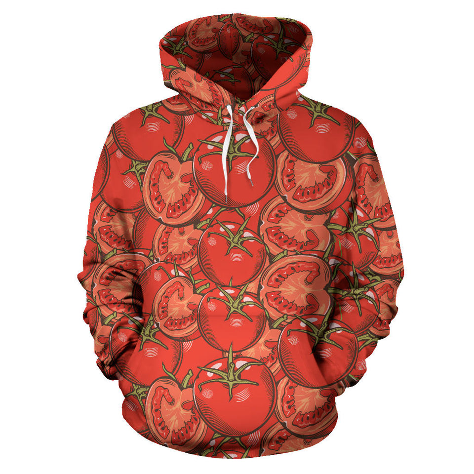 Red Tomato Pattern Men Women Pullover Hoodie