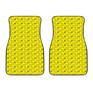 Duck Toy Pattern Print Design 02 Front Car Mats