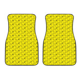 Duck Toy Pattern Print Design 02 Front Car Mats